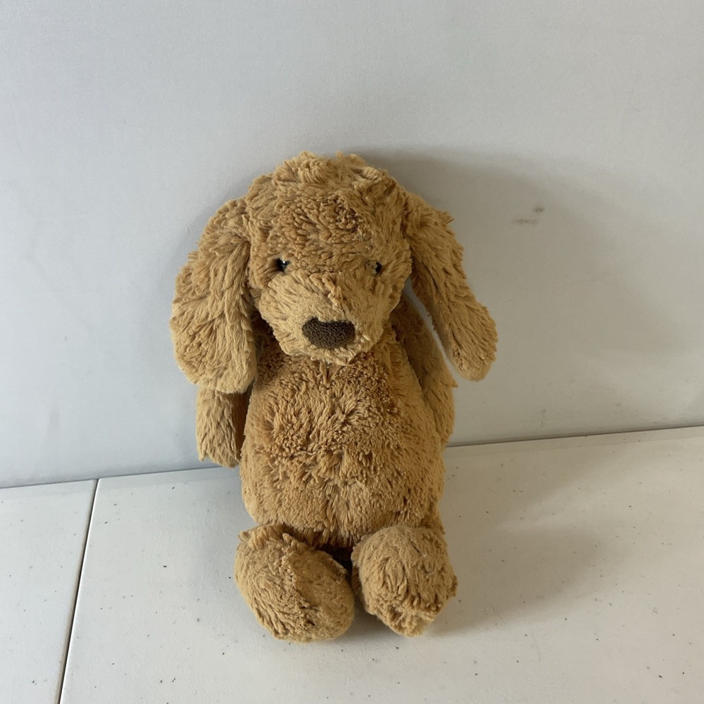 Jellycat TOFFEE Bashful Puppy Dog Plush Security Toy 12"Retired Collectible‎